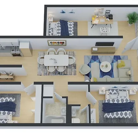 Kuenstler-suite 7 - Koeln, Netflix, Phantasialand ケルペン